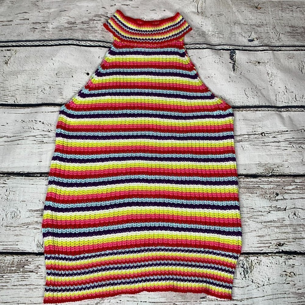 John + Jenn Striped Sleeveless Sweater Top Size XS - Picture 7 of 7